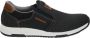 Rieker Slip-on sneakers Casual slipper vrijetijdsschoen instapschoen met contrastnaad - Thumbnail 1