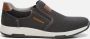 Rieker Slip-on sneakers Casual slipper vrijetijdsschoen instapschoen met contrastnaad - Thumbnail 1