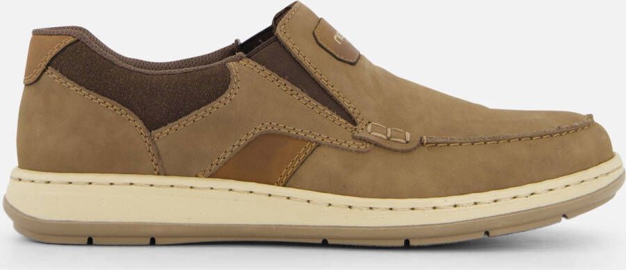 Rieker Instappers Moccasin loafer comfort schoen met elastische band voor goede pasvorm - Foto 3