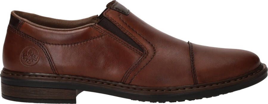 Rieker Comfortabele leren instappers voor heren Brown Heren - Foto 1