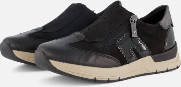 Rieker Instappers zwart Synthetisch Dames
