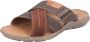 Rieker Kruisband Slippers bruin Synthetisch Heren - Thumbnail 1