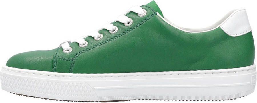 Rieker Plateausneakers met zijrits vrijetijdsschoen lage schoen veterschoen