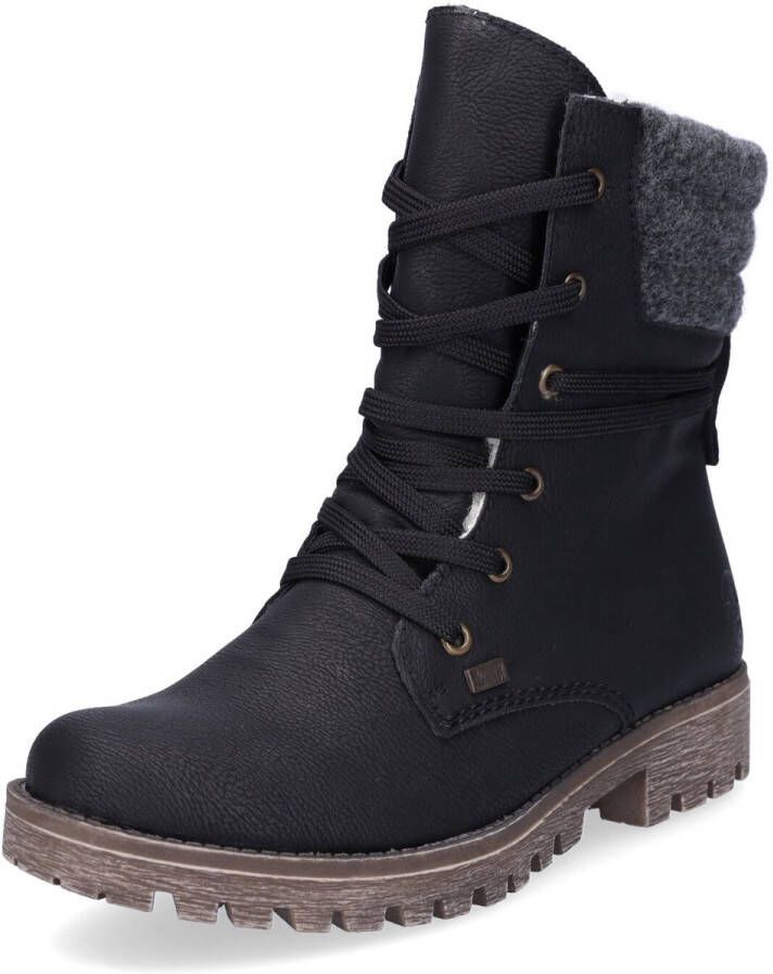 Rieker Winterlaarzen outdoor laarzen winterankle boots profielzool met tex-membraan