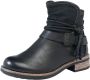 Rieker Winterlaarzen winterankle boots blokhak warme voering met decoratieve banden - Thumbnail 1