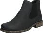 Rieker Chelsea-boots enkellaarsjes boots blokhak in klassieke uitstraling - Thumbnail 1