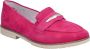 Rieker Fuchsia Suède Loafer met Leren Voetbed Pink Dames - Thumbnail 4