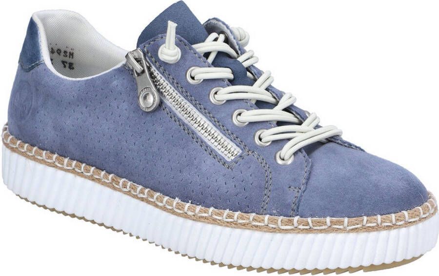 Rieker M2940-10 Sneaker jeansblauw