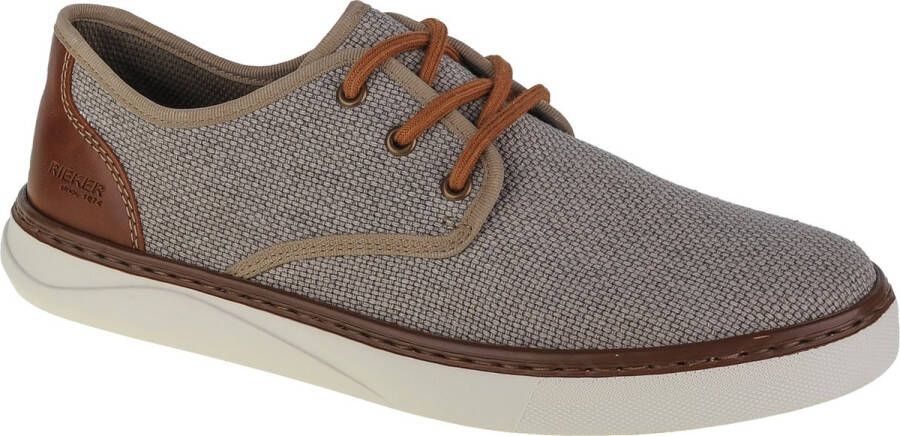 Rieker Men Shoes B9903-62 Mannen Grijs Sneakers