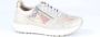 Rieker Gouden Print Sneaker met Rits en Veters Multicolor Dames - Thumbnail 4