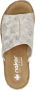 Rieker Slipper 69288-60 Beige Zilver - Thumbnail 1