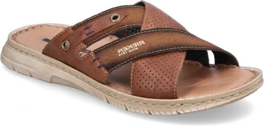 Rieker Huisschoen 'Open Teen' cognac