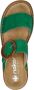 Rieker Slippers wig-hak zomerschoen slippers met grote siergesp - Thumbnail 1