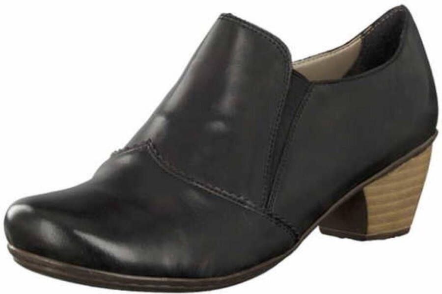 Rieker Pumps avondschoen trechterhak feestelijke schoen met stretchinzetten