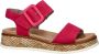 Rieker Revolution suède sandalen fuchsia - Thumbnail 2
