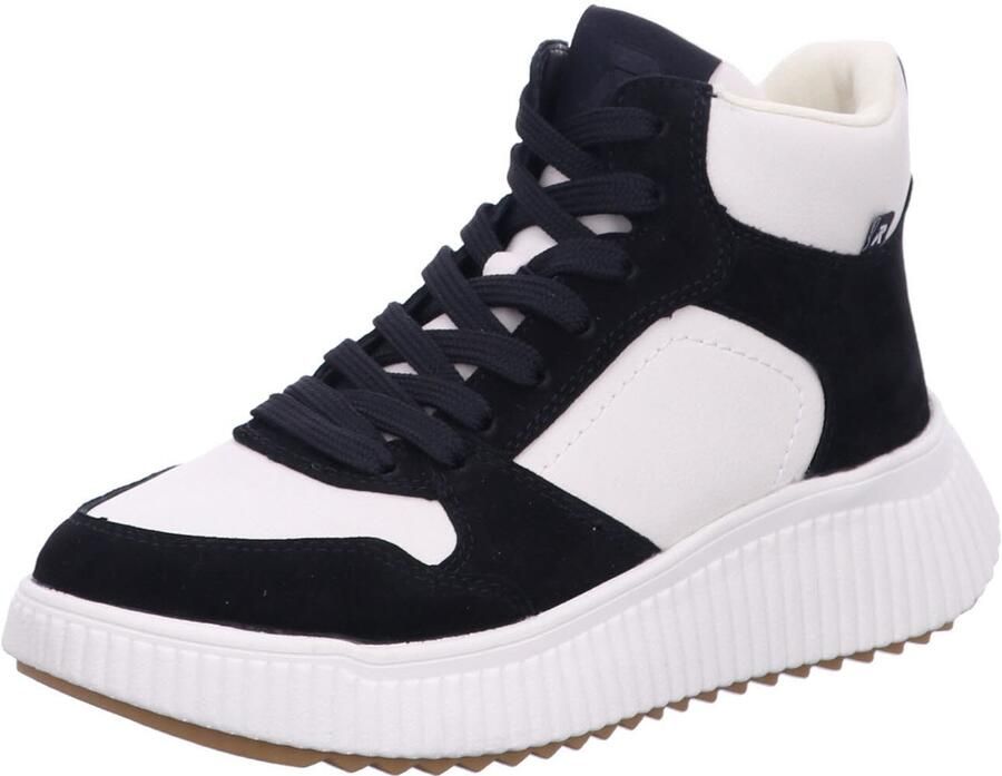 Rieker EVOLUTION Sneakers vrijetijdsschoen high top sneaker veterschoenen schachtvering