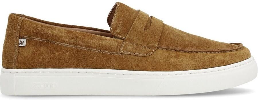 Rieker Revolution Rieker U0703-22 leren instappers loafers bruin uitneembare zool