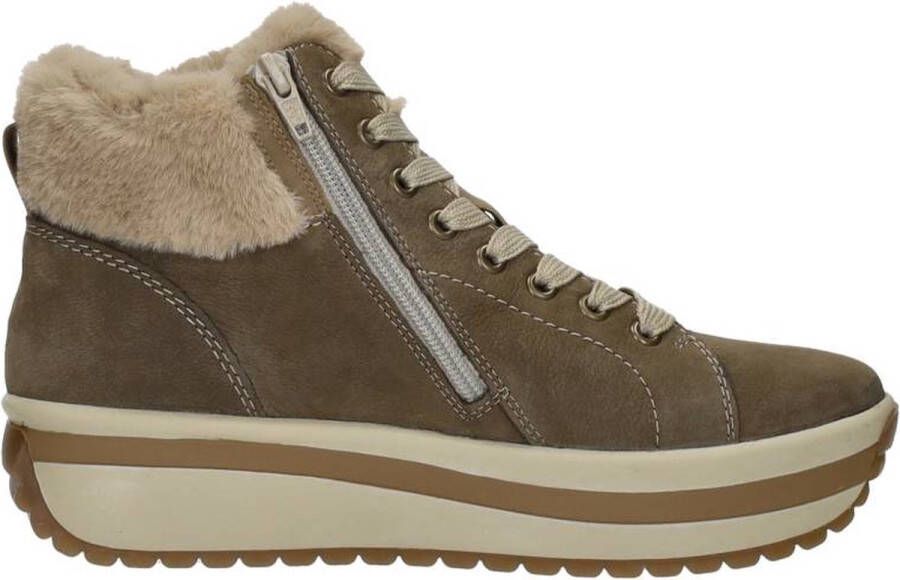 Rieker Revolution Veterschoenen Hoog taupe