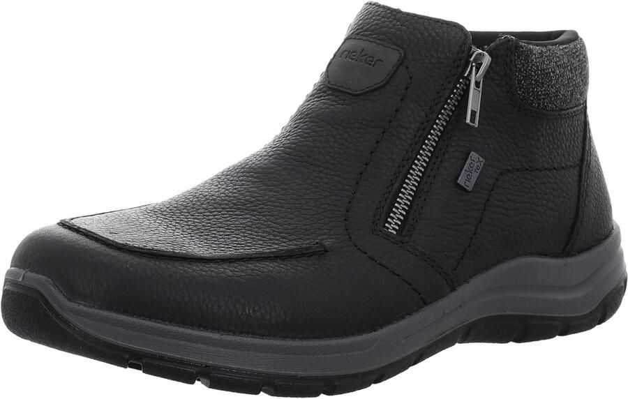 Rieker Winterlaarzen enkellaars comfort schoen met twee praktische ritssluitingen