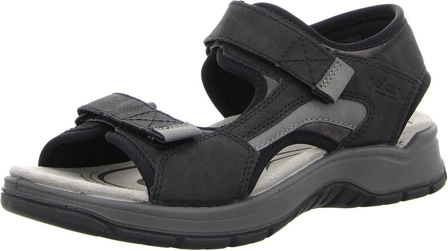 Rieker 26952-00 heren sandalen zwart - Foto 1