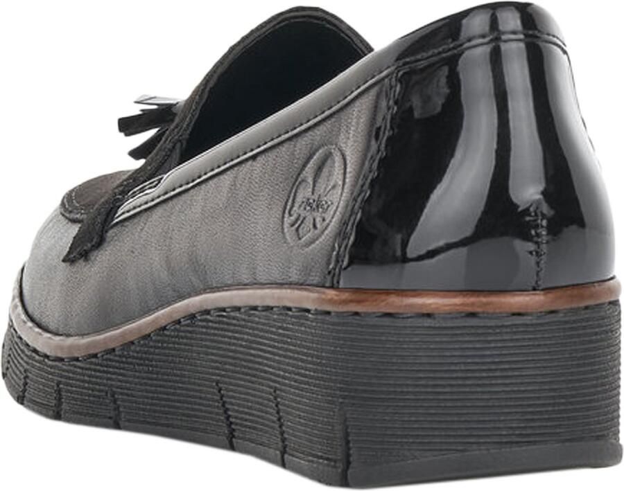 Rieker 53771-00 Mocassin zwart