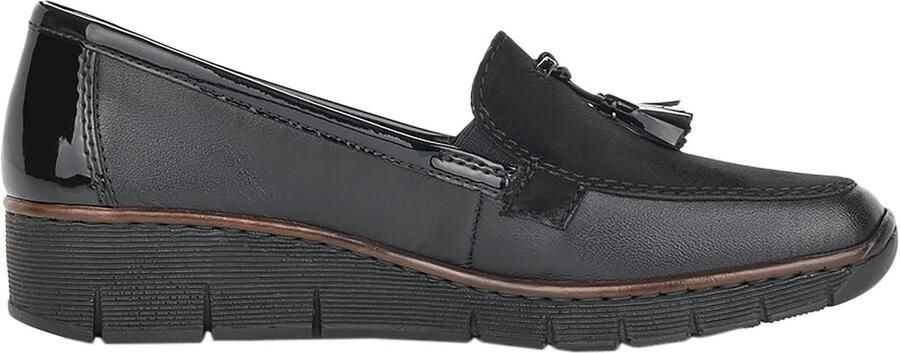 Rieker 53771-00 Mocassin zwart