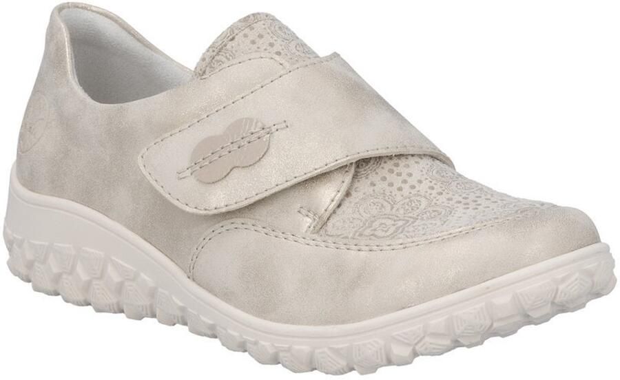 Rieker 59552-62 Velcroschoen goud