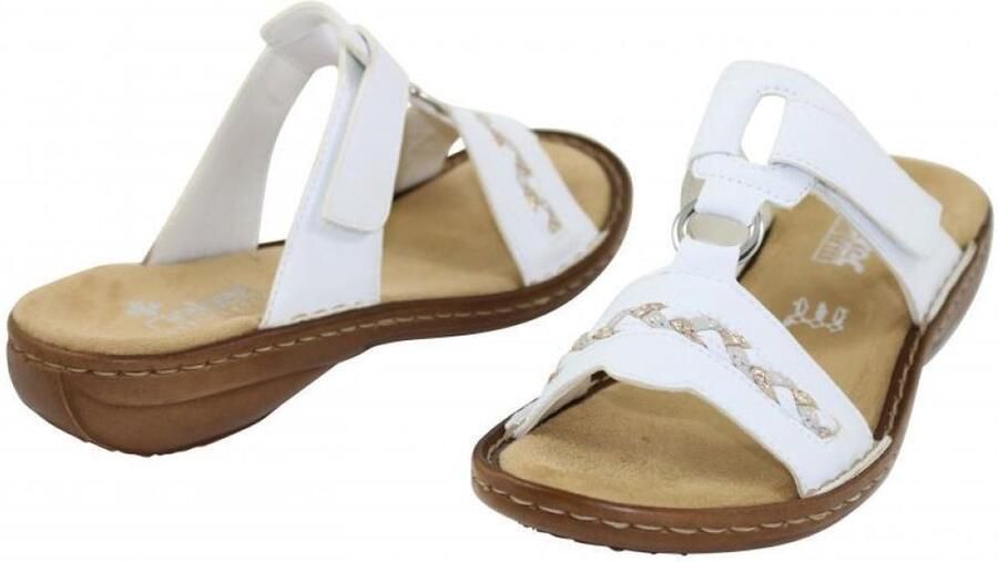Rieker 60888-80 Wit Dames sandaal