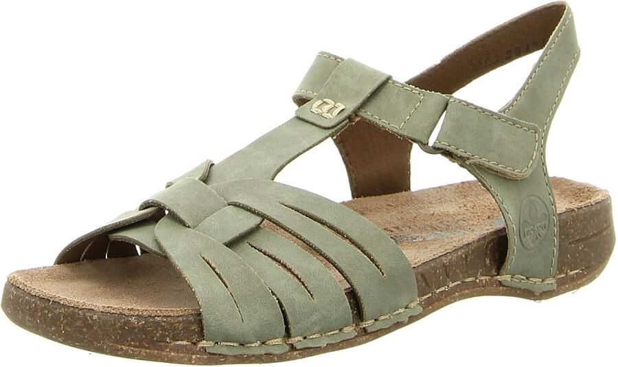 Rieker 61461-52 dames sandalen groen - Foto 1
