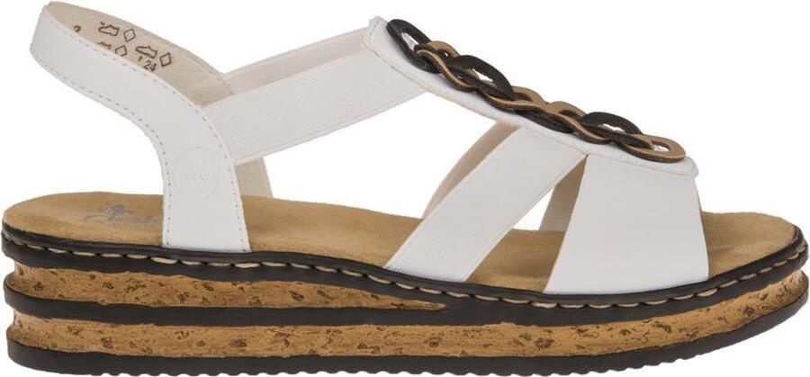 Rieker Sandaaltjes met zacht verdikte binnenzool