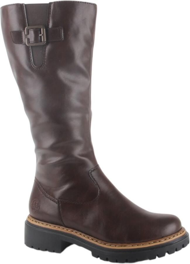 Rieker 72694-25 dames laarzen sportief bruin