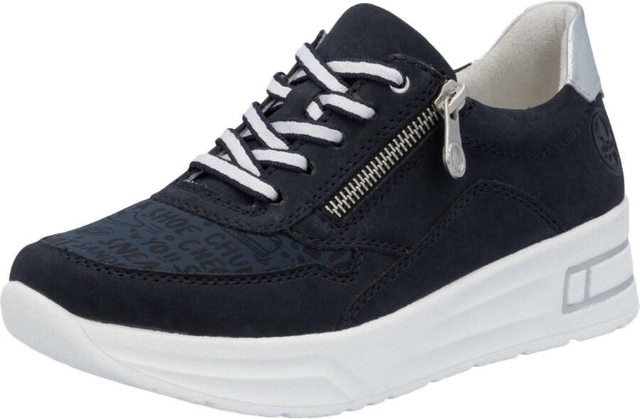 Rieker Plateausneakers veterschoenen lage schoen vrijetijdsschoen met zachte inlegzool - Foto 2