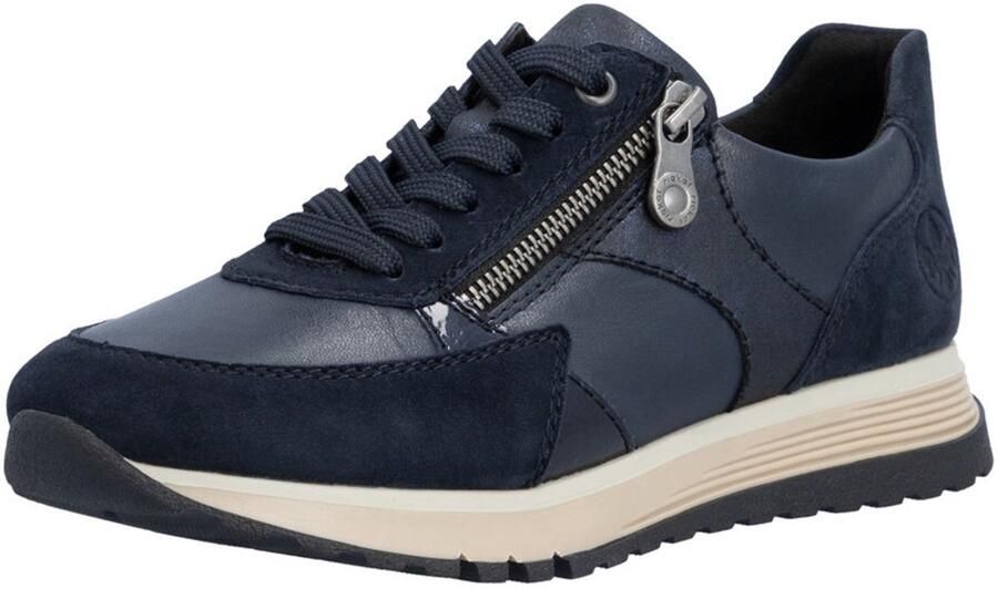 Rieker art. 49010-14 blauw sneaker H leest