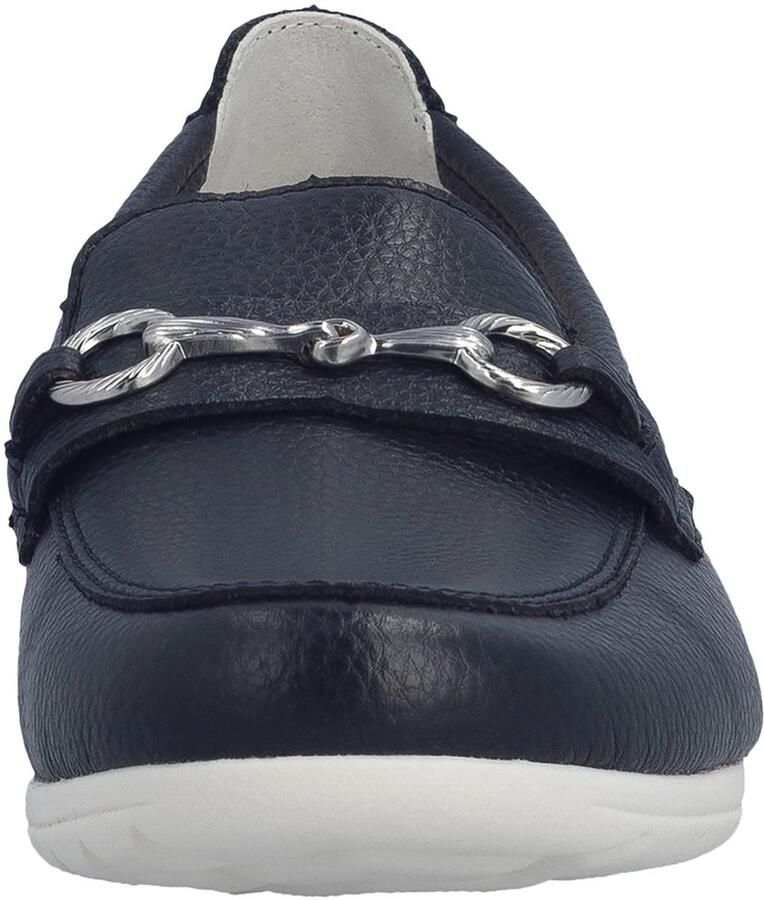 Rieker Ballerina Laag in Pazifik leer