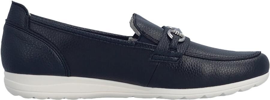 Rieker Ballerina Laag in Pazifik leer