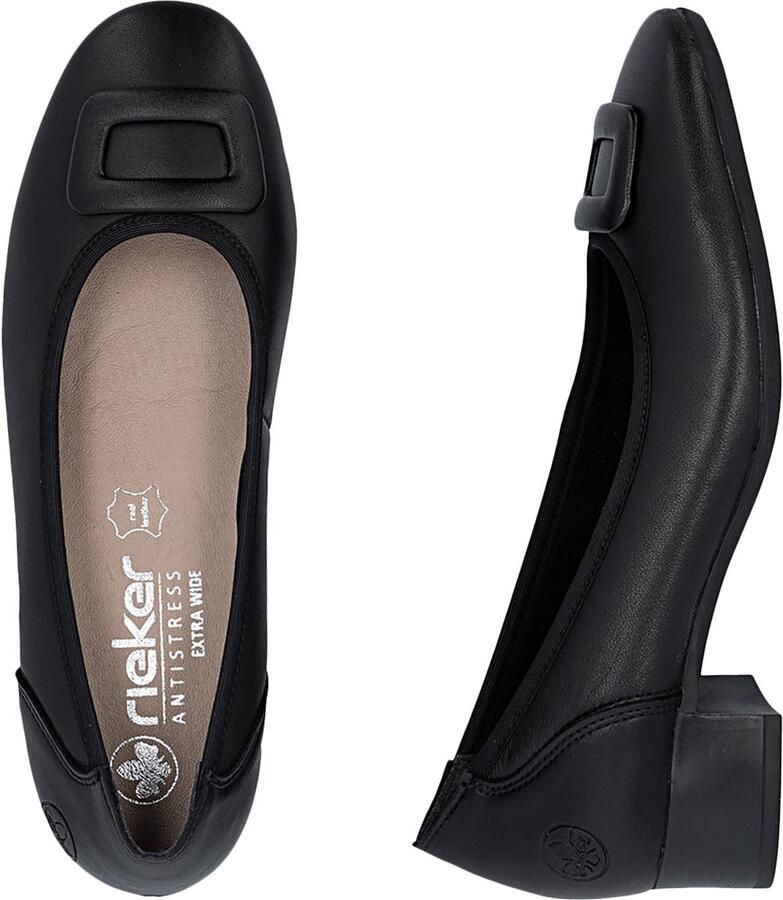 Rieker Ballerina met leren hak