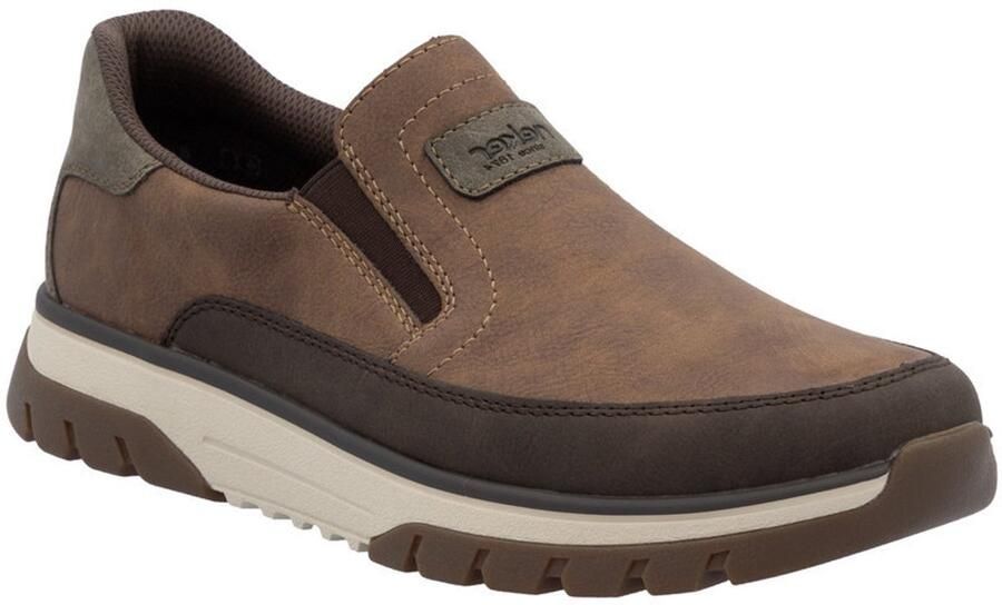 Rieker Slip-on sneakers Slipper instapschoen lage schoen met zachte MemoSoft-binnenzool