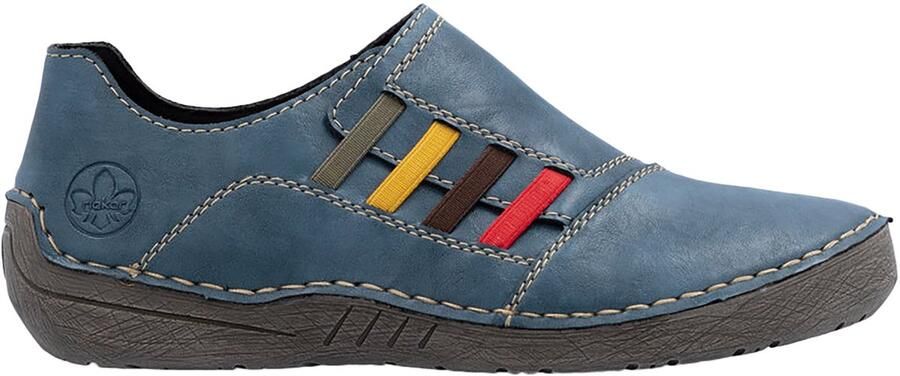 Rieker Instappers Instapschoen slip-on sneaker lage schoen met zachte binnenzool