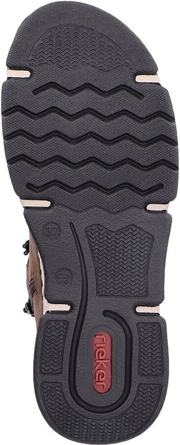 Rieker Winterlaarzen winter-enkellaars outdoorlaarzen warme voering met binnenrits