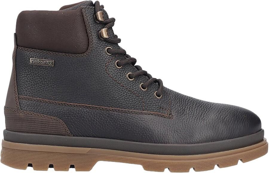 Rieker Winterlaarsjes Winterboots veterboots profielzool met TEX-membraan