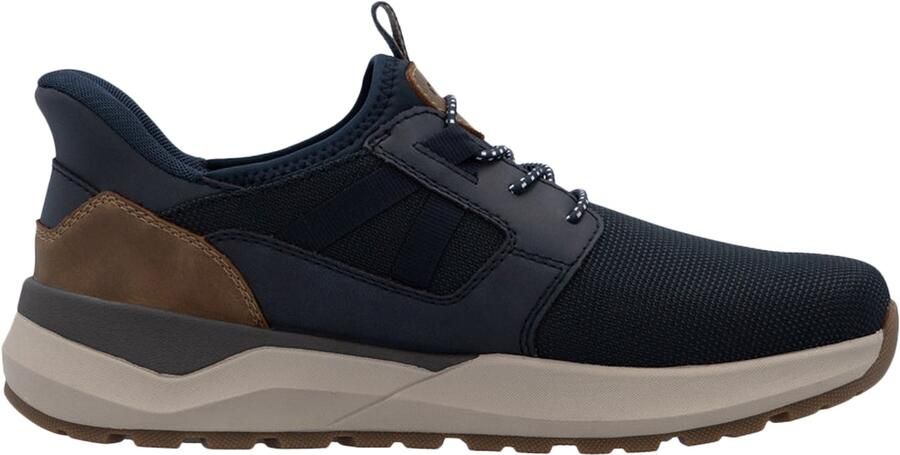 Rieker Slip-on sneakers Ready2GO Instapschoen lage schoen vrijetijdssneaker met elastiek voor goede pasvorm
