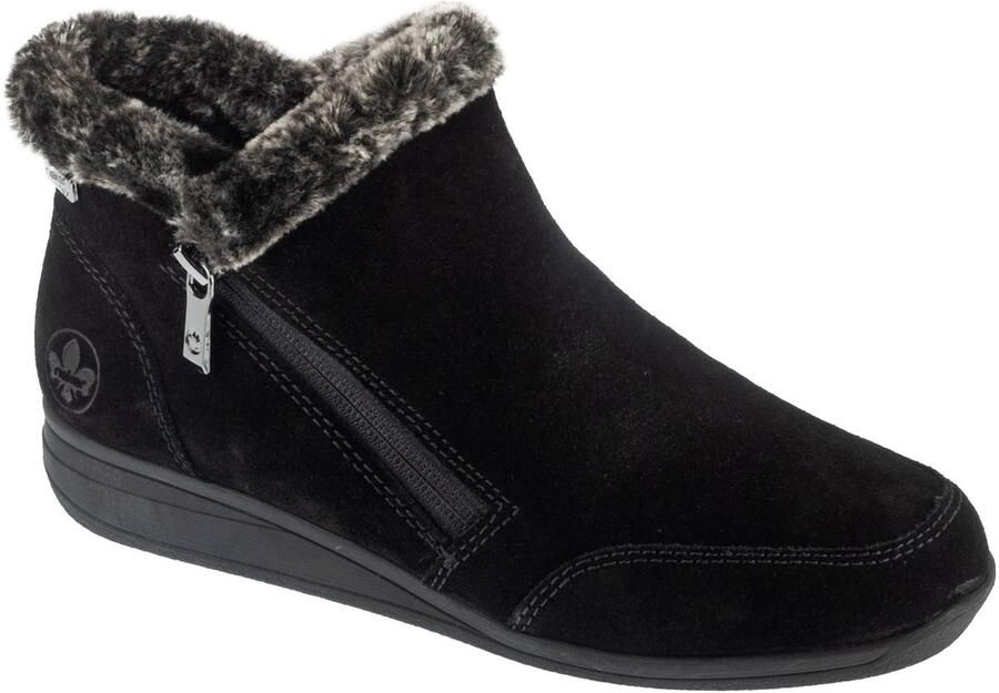Rieker Booties 47256 Vrouwen Zwart Laarsjes