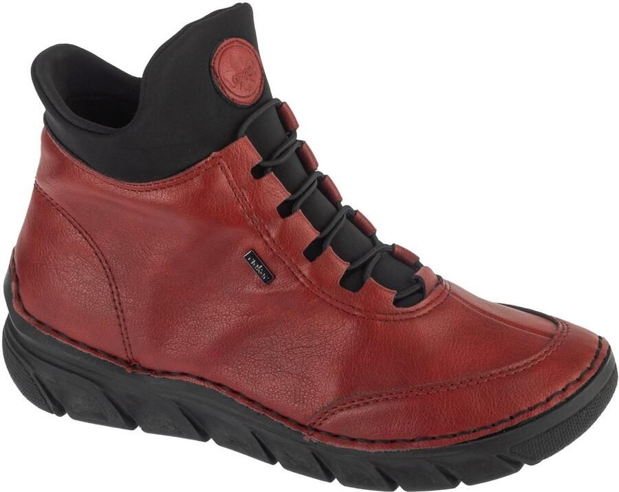 Rieker Booties 55069 Vrouwen Rood Laarsjes