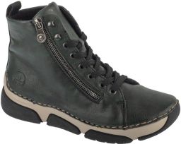 Rieker Sneakers vrijetijdsschoen lage schoen veterschoen met contraststiksels