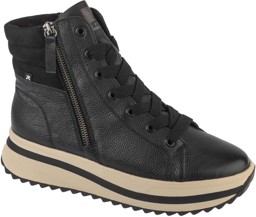 Rieker Booties W3870 Vrouwen Zwart Sneakers