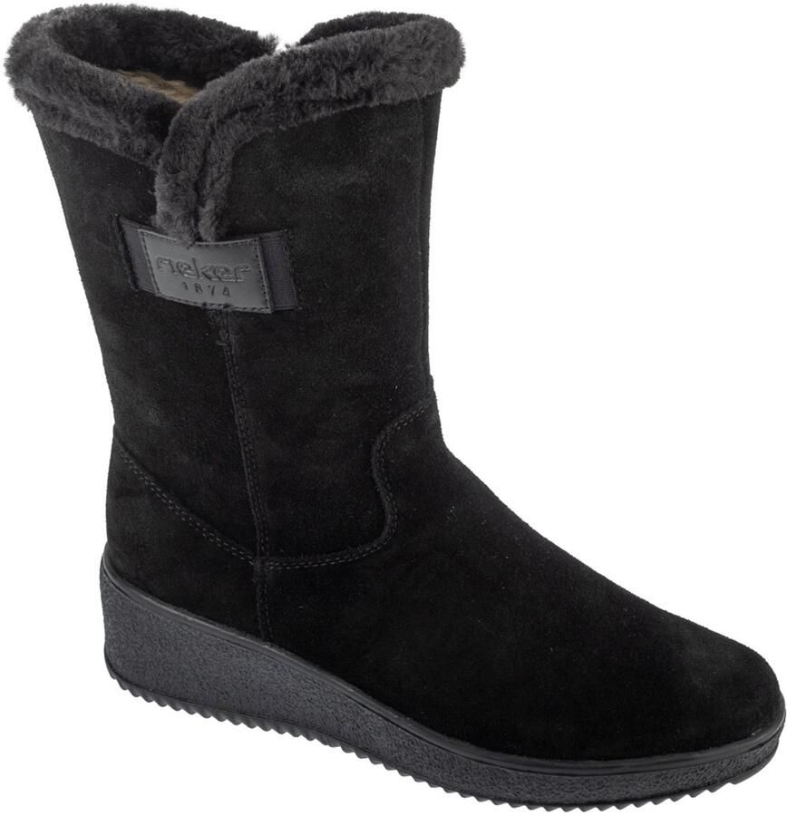 Rieker Booties Y4456 Vrouwen Zwart Laarzen