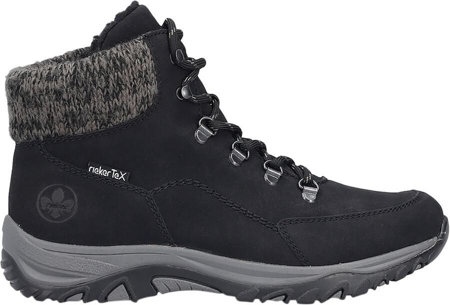 Rieker Winterlaarzen Veterboots enkellaarsjes met TEX-membraan en warme voering