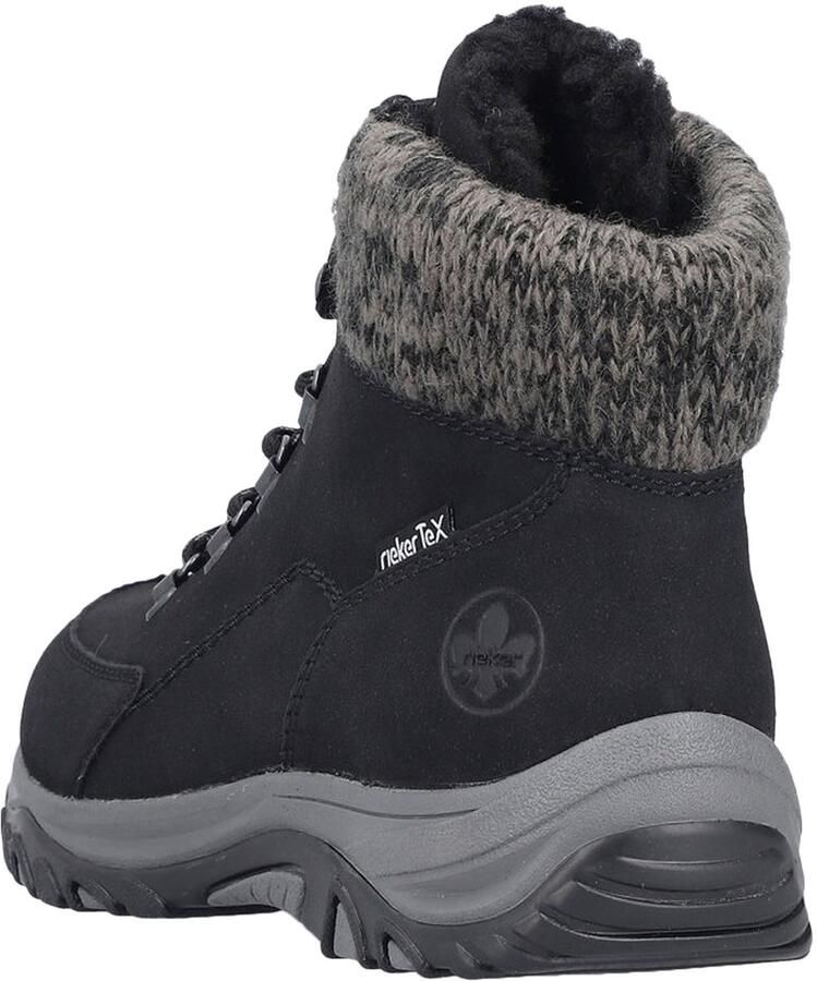 Rieker Winterlaarzen Veterboots enkellaarsjes met TEX-membraan en warme voering