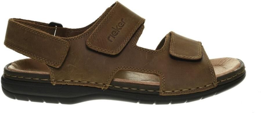 Rieker Bruin Herensandalen Velcro