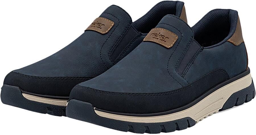Rieker Slip-on sneakers Slipper instapschoen lage schoen met zachte MemoSoft-binnenzool - Foto 2